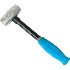 American Hammer - 1 Lb Head 1-3/4" Face Aluminum Non-Marring Hammer - Exact Industrial Supply