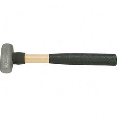 American Hammer - 1-1/2 Lb Head 1-3/4" Face Aluminum Non-Marring Hammer - Exact Industrial Supply