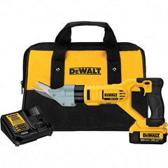 DeWALT - 2,500 SPM, 20 Volt, Pistol Grip Handle, Handheld Cordless Shear - 5/8" Cutting Capacity - Best Tool & Supply