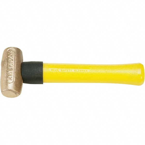 American Hammer - 1-1/2 Lb Bronze Nonsparking Soft Face Hammer - Exact Industrial Supply