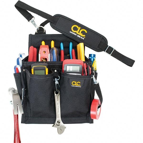 CLC - Electrician's Holster with 20 Pockets - Ballistic Polyester, Black - Best Tool & Supply