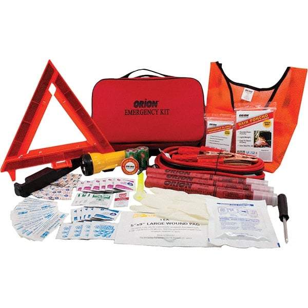 PRO-SAFE - Highway Safety Kits Type: Emergency Roadside Kit Number of Pieces: 79 - Best Tool & Supply