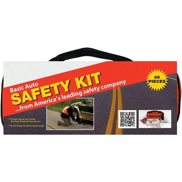 PRO-SAFE - Highway Safety Kits Type: Emergency Roadside Kit Number of Pieces: 49 - Best Tool & Supply