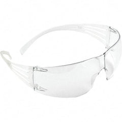 3M - Clear Lenses, Frameless Safety Glasses - Scratch Resistant, Clear Frame, Size Universal, Wrap Around - Best Tool & Supply