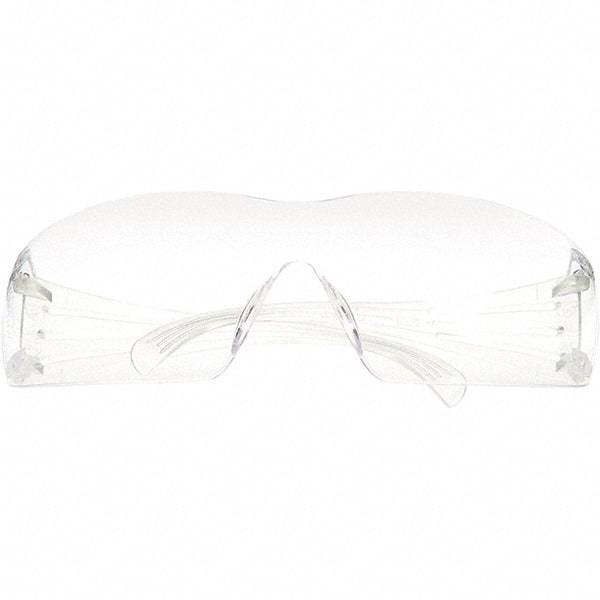 3M - Clear Lenses, Frameless Safety Glasses - Anti-Fog, Clear Frame, Size Universal, Wrap Around - Best Tool & Supply