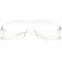 3M - Clear Lenses, Frameless Safety Glasses - Anti-Fog, Clear Frame, Size Universal, Wrap Around - Best Tool & Supply