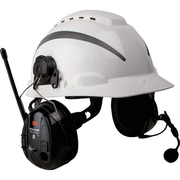 3M - 24 dB Hard Hat Cap Mounted Communications Headset - ANSI S3.19-1974 Specification, Black Cup - Best Tool & Supply