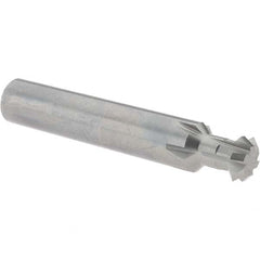 Accupro - 1/2° 1/2" Cut Diam, 0.187" Cut Width, 1/2" Shank, Solid Carbide Double-Angle Cutter - Best Tool & Supply