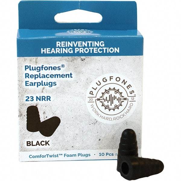 Plugfones - Hearing Protection/Communication Type: Earplugs w/Audio Noise Reduction Rating (dB): 23.00 - Best Tool & Supply