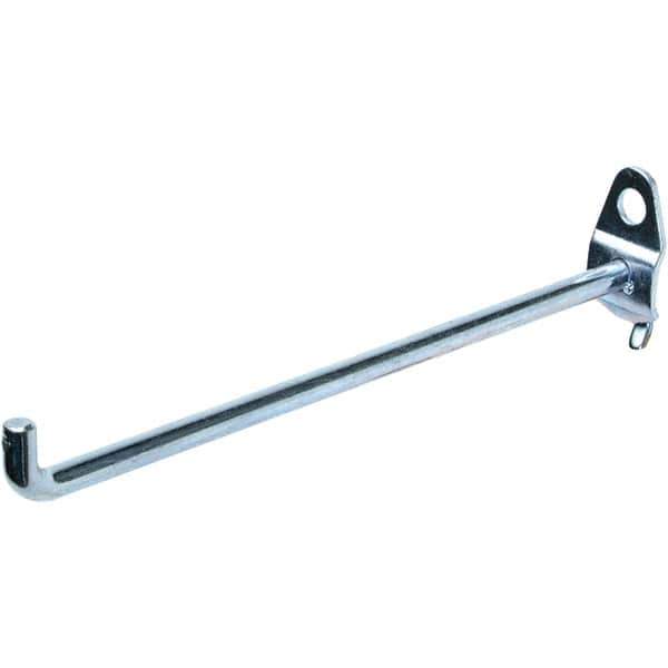 NMC - 6" Long Pegboard Hook - 6" Projection, 90° Bend, Steel - Best Tool & Supply