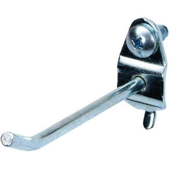 NMC - 2-1/2" Long Pegboard Hook - 2-1/2" Projection, 30° Bend, Steel - Best Tool & Supply