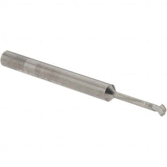 Accupro - 3/32° 3/32" Cut Diam, 0.047" Cut Width, 1/8" Shank, Solid Carbide Double-Angle Cutter - Best Tool & Supply