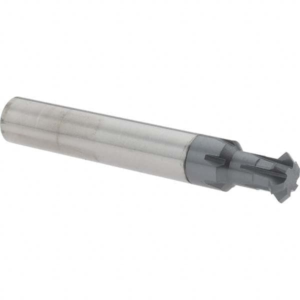 Accupro - 3/8° 3/8" Cut Diam, 1/8" Cut Width, 3/8" Shank, Solid Carbide Double-Angle Cutter - Best Tool & Supply