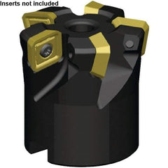 Kennametal - 5 Inserts, 28.82mm Cutter Diam, 0.065" Max Depth of Cut, Indexable High-Feed Face Mill - 3/4" Arbor Hole Diam, 1-3/4" High, KSSM Toolholder, SE.X443AE.N7... Inserts, Series KSSM - Best Tool & Supply