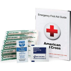 PRO-SAFE - 20 Piece, 1 Person, Guide Pack First Aid Kit - 1/8" Wide x 5-1/4" Deep x 7" High, Bag - Best Tool & Supply