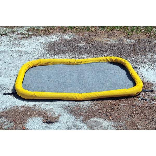 UltraTech - 3.3 Gal Capacity per Package, Stormwater Pad - 60" Long x 48" Wide, Gray, Recycled Fibers - Best Tool & Supply