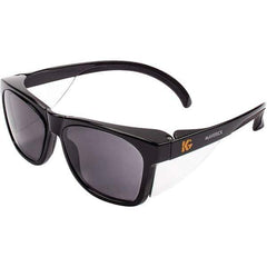 KleenGuard - Smoke Lenses, Framed Safety Glasses - Anti-Fog, Black Frame, Size Universal, Wrap Around - Best Tool & Supply