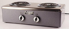 WAAGE - 20" Long x 10 Wide x 7" High, 115 Volt Hot Plate - 2 Burner, 1600 Watt, 14 Amps - Best Tool & Supply