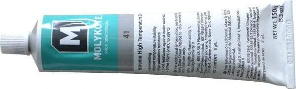 Dow Corning - 5.3 oz Tube Lithium High Temperature Grease - Black, High Temperature, 550°F Max Temp, NLGIG 2, - Best Tool & Supply