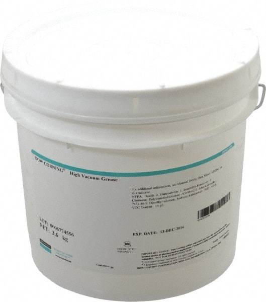 Dow Corning - 8 Lb Can Silicone General Purpose Grease - Translucent White/Gray, NLGIG 2, - Best Tool & Supply