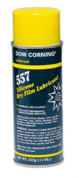 Dow Corning - 16 oz Aerosol Dry Film Moly/Silicone Lubricant - Clear, -40°F to 110°F - Best Tool & Supply