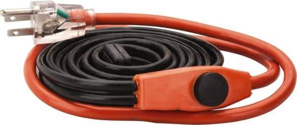 EasyHeat - 6' Long, Preassembled, Fixed Length, Fixed Wattage, Protection Heat Cable - 120 Input Volts, 42 Watts - Best Tool & Supply