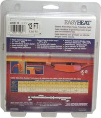 EasyHeat - 12' Long, Preassembled, Fixed Length, Fixed Wattage, Protection Heat Cable - 120 Input Volts, 84 Watts - Best Tool & Supply