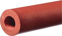 Value Collection - 1/4" ID to 3/4" OD, Silicone Foam Cylinder - 60" Long, 7 psi Tensile Strength, -100 to 500°F - Best Tool & Supply