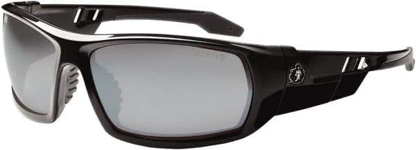 Ergodyne - Silver Lenses, Framed Safety Glasses - Uncoated Lenses, Size Universal, Wrap Around - Best Tool & Supply