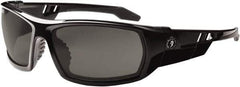 Ergodyne - Smoke Lenses, Framed Safety Glasses - Uncoated Lenses, Size Universal, Wrap Around - Best Tool & Supply