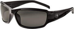 Ergodyne - Smoke Lenses, Framed Safety Glasses - Uncoated Lenses, Size Universal, Wrap Around - Best Tool & Supply