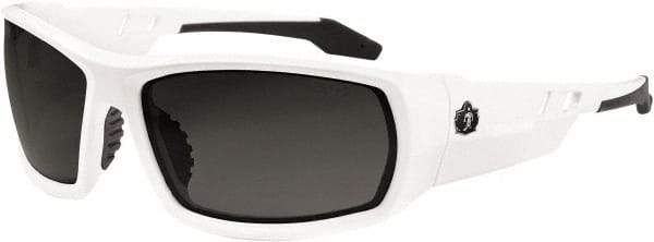 Ergodyne - Smoke Lenses, Framed Safety Glasses - Uncoated Lenses, Size Universal, Wrap Around - Best Tool & Supply