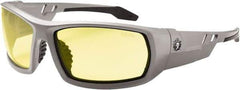 Ergodyne - Yellow Lenses, Framed Safety Glasses - Uncoated Lenses, Size Universal, Wrap Around - Best Tool & Supply