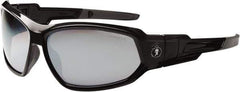 Ergodyne - Silver Lenses, Framed Safety Glasses - Uncoated Lenses, Size Universal, Wrap Around - Best Tool & Supply