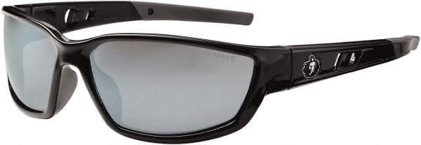 Ergodyne - Silver Lenses, Framed Safety Glasses - Uncoated Lenses, Size Universal, Wrap Around - Best Tool & Supply