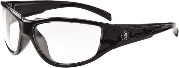 Ergodyne - Clear Lenses, Framed Safety Glasses - Uncoated Lenses, Size Universal, Wrap Around - Best Tool & Supply