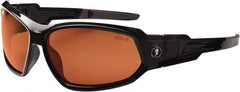 Ergodyne - Copper Lenses, Framed Polarized Glasses - Uncoated Lenses, Size Universal, Wrap Around - Best Tool & Supply