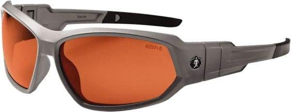 Ergodyne - Copper Lenses, Framed Polarized Glasses - Uncoated Lenses, Size Universal, Wrap Around - Best Tool & Supply