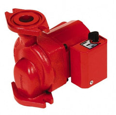 Bell & Gossett - 0.068 hp, 1 Phase, Cast Iron Housing, Noryl Impeller, Inline Circulator Pump - 115/230V Volt, 60 Hz Hz, 125 Max psi, 120V Motor - Best Tool & Supply