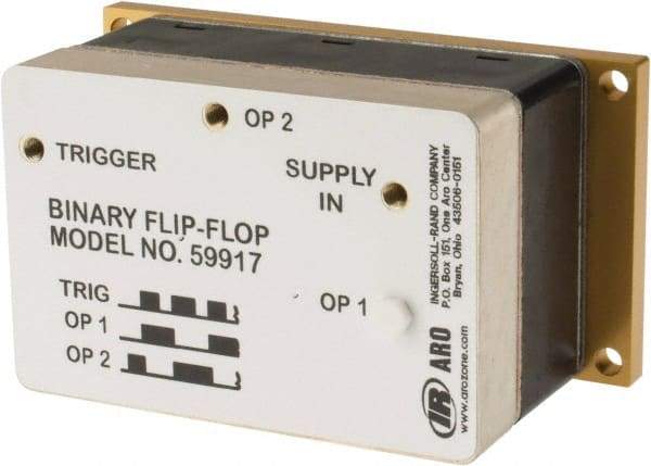 ARO/Ingersoll-Rand - Manually Operated Valves   Valve Type: Binary Flip-Flop    Actuator Type: Palm Button - Best Tool & Supply