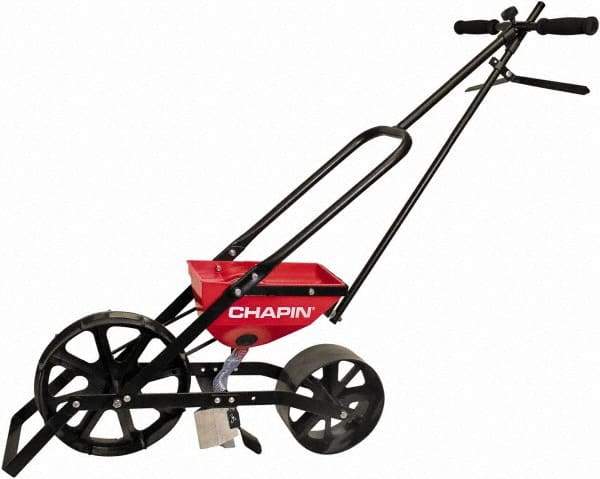 Chapin - 5 Lb Powder Coated Steel Walk Behind Broadcast Landscape Spreader - 14" Poly Wheels - Best Tool & Supply