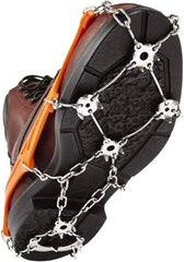 Ergodyne - Size XL, (Women's Size XL) Strap-On Cleat - Steel Studs Traction, Orange - Best Tool & Supply