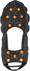 Ergodyne - Size L, (Women's Size L) Strap-On Cleat - Steel Studs Traction, Black - Best Tool & Supply