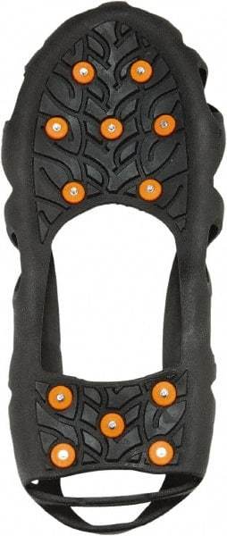 Ergodyne - Size M, (Women's Size M) Strap-On Cleat - Steel Studs Traction, Black - Best Tool & Supply