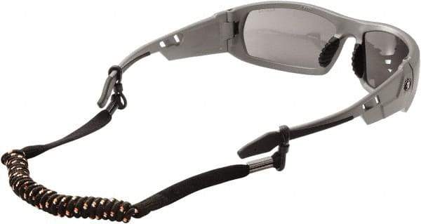 Ergodyne - Black Coil Eyewear Lanyard - Nylon & Elastic, Compatible with All Eyewear - Best Tool & Supply