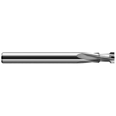 Harvey Tool - 90° 0.137 to 0.26" Opening Width, 0.372" Minor Diam, 0.008" Radius, 4-Flute Plate Chamfer Mill - Exact Industrial Supply