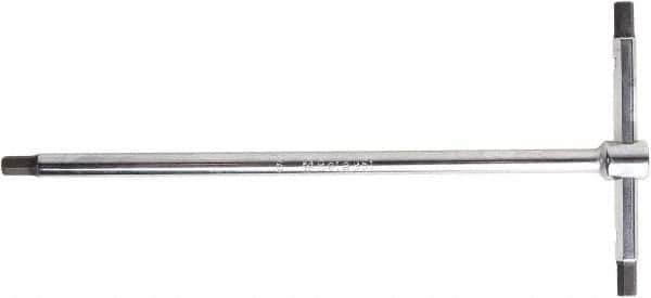 Beta - 8mm Hex, Sliding T-Handle, Hex Key - 9-7/8" OAL, Steel, Metric System of Measurement - Best Tool & Supply