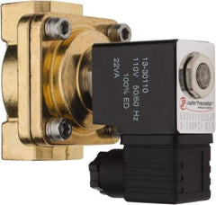 PRO-SOURCE - 3/4", 2/2 Way Stacking Solenoid Valve - 110 VAC, 8.78 CV Rate, 4.21" High x 3.54" Long - Best Tool & Supply