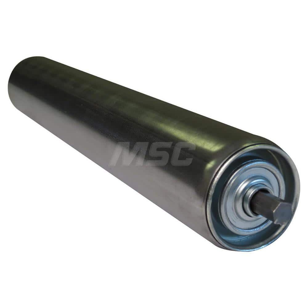 Roller Skids; Roller Material: Galvanized Steel; Load Capacity: 249; Color: Chrome; Finish: Natural; Compatible Surface Type: Smooth; Roller Length: 31.0000 in; Roller Width: 2.5000; Roller Height: 2.5 in; Roller Diameter: 2.5000; Overall Height: 2.5 in;