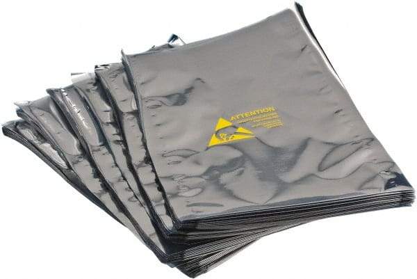 Value Collection - 10" Long x 6" Wide, 3 mil Thick, Clear Metalized Static Shield Bag - Metal-In - Best Tool & Supply